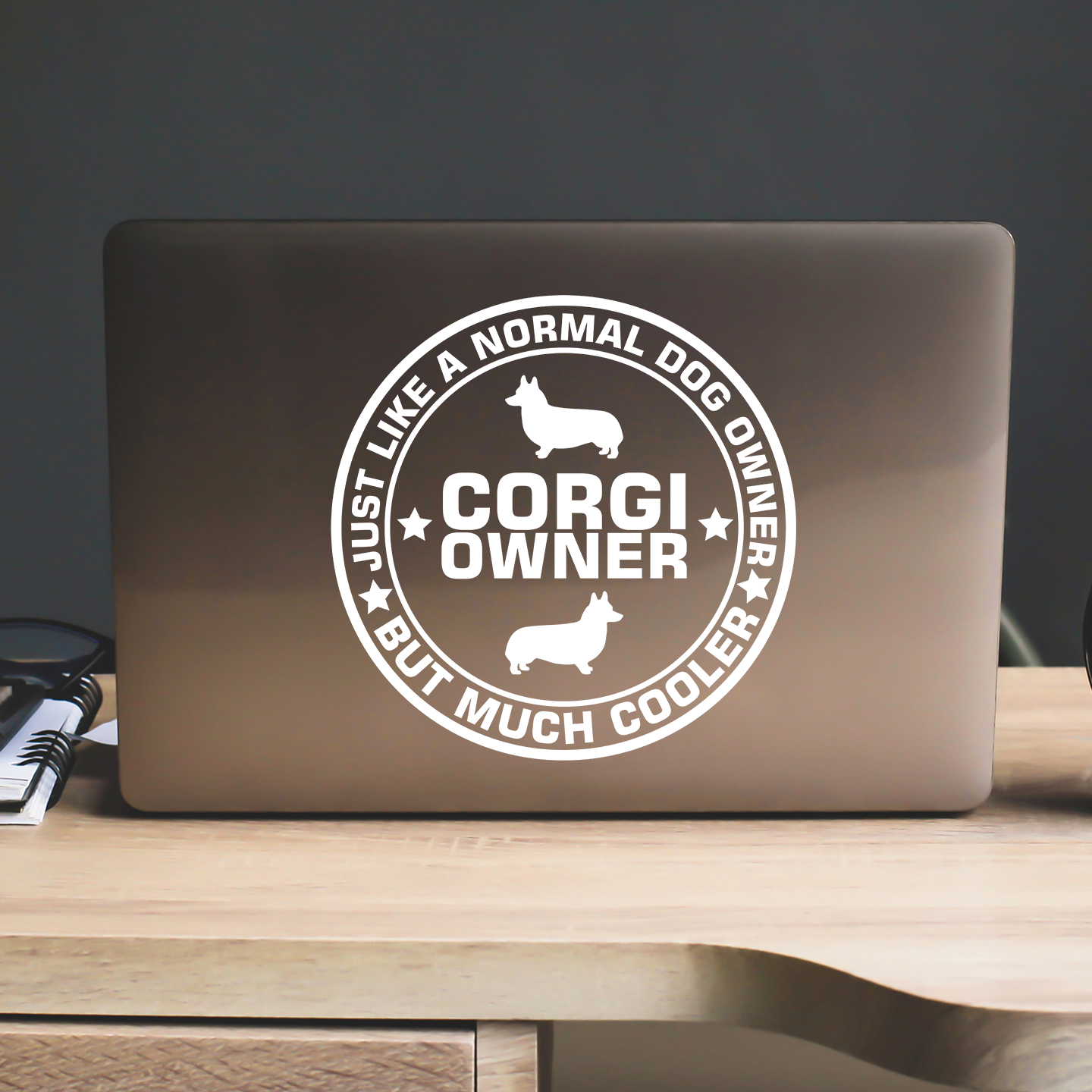 Corgi Owner Sticker