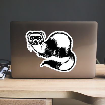 Cute Ferret Sticker