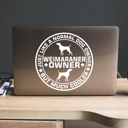 Weimaraner Owner Sticker