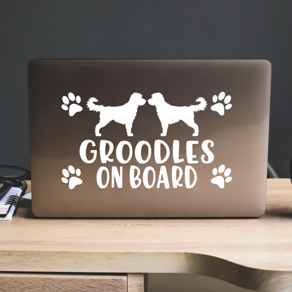 Groodles On Board Sticker