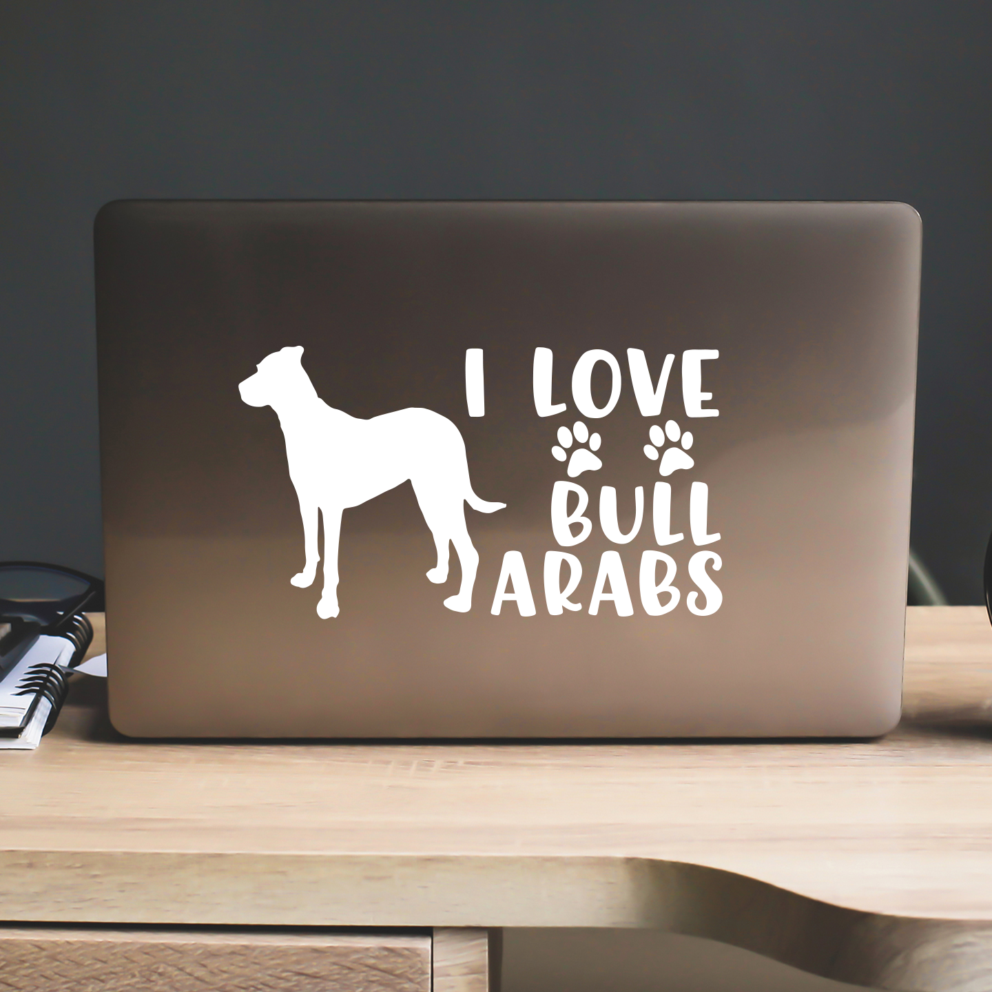 I Love Bull Arabs Sticker