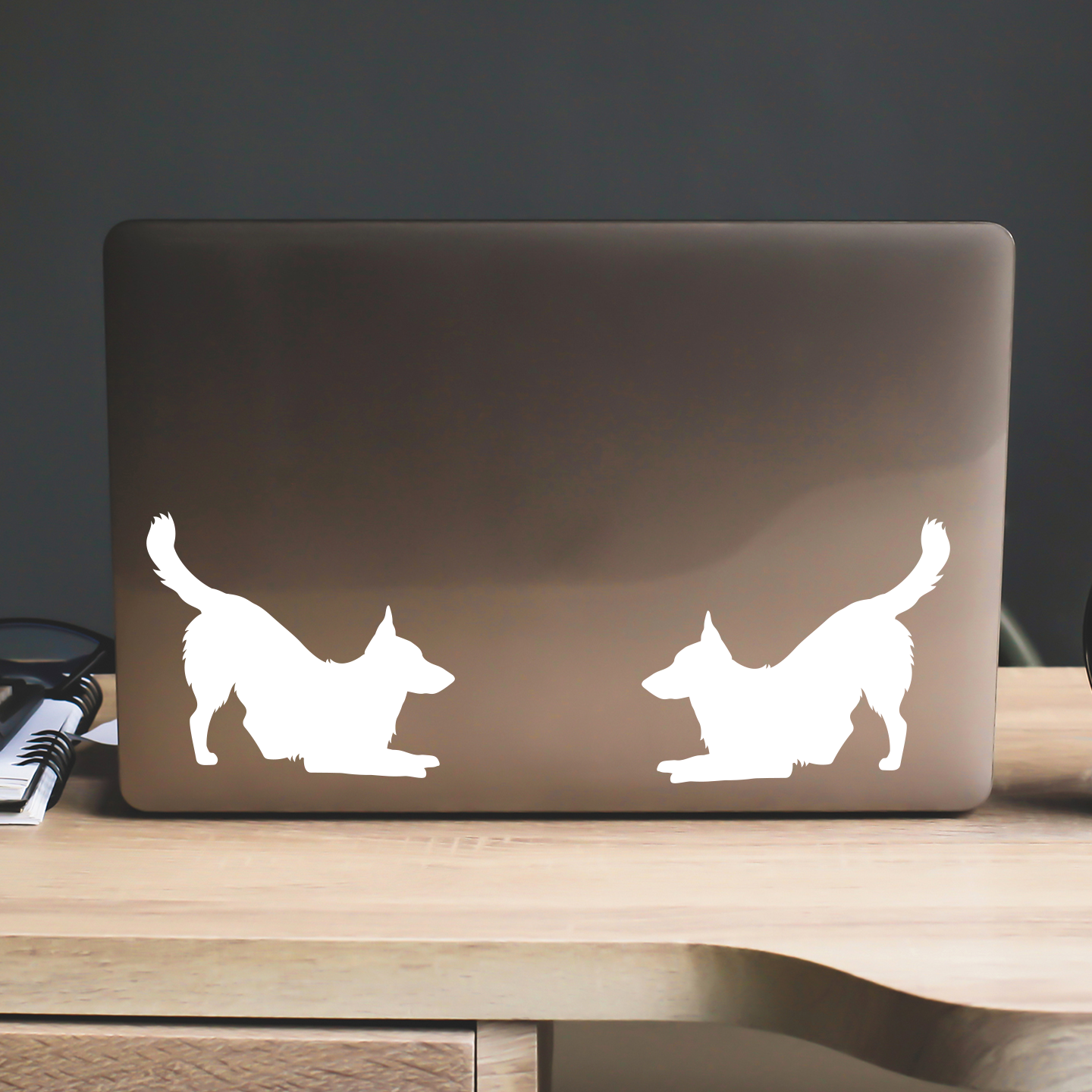 German Shepherd Silhouette Stickers