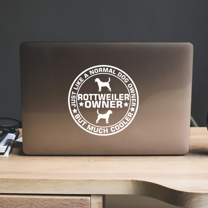 Rottweiler Owner Sticker