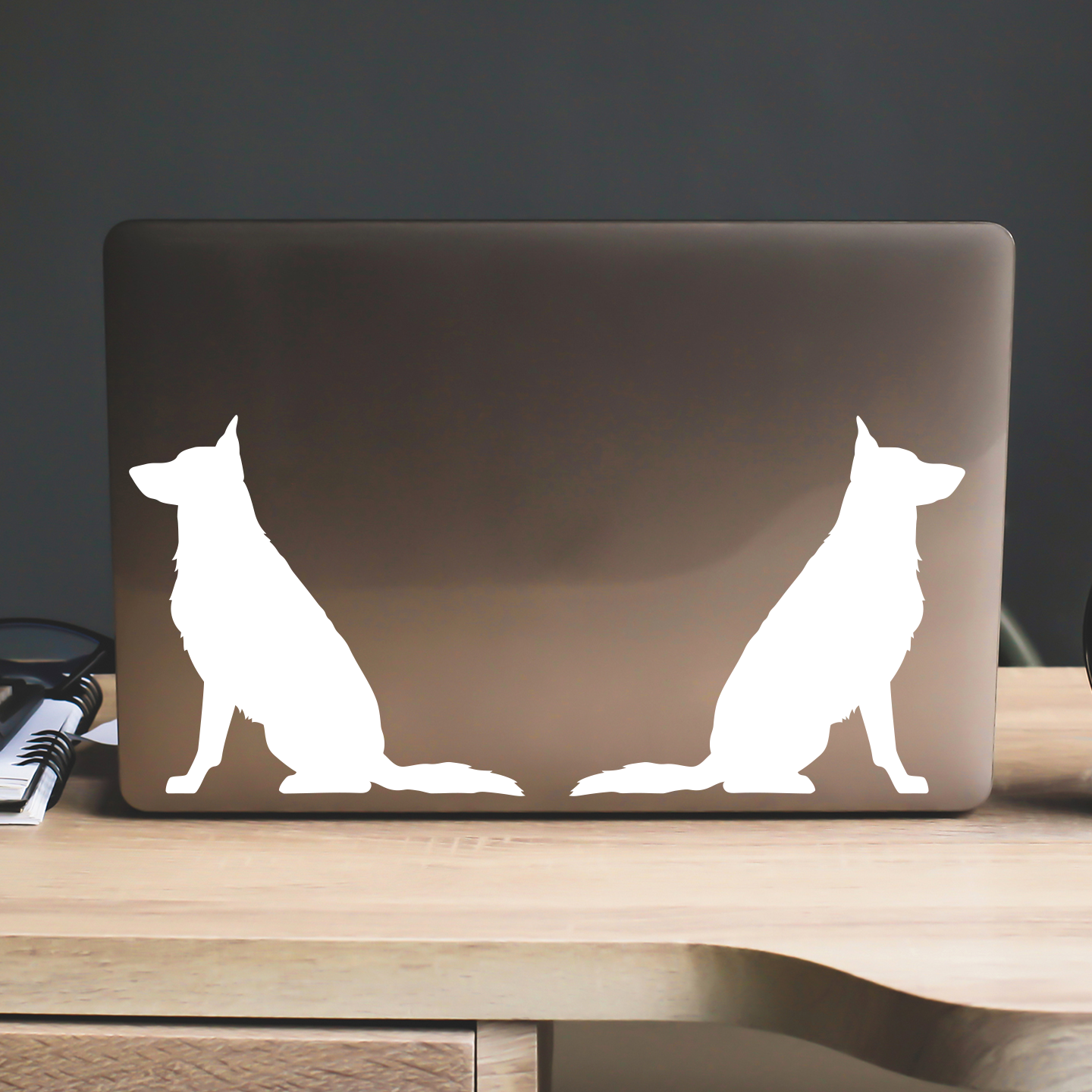 German Shepherd Silhouette Stickers