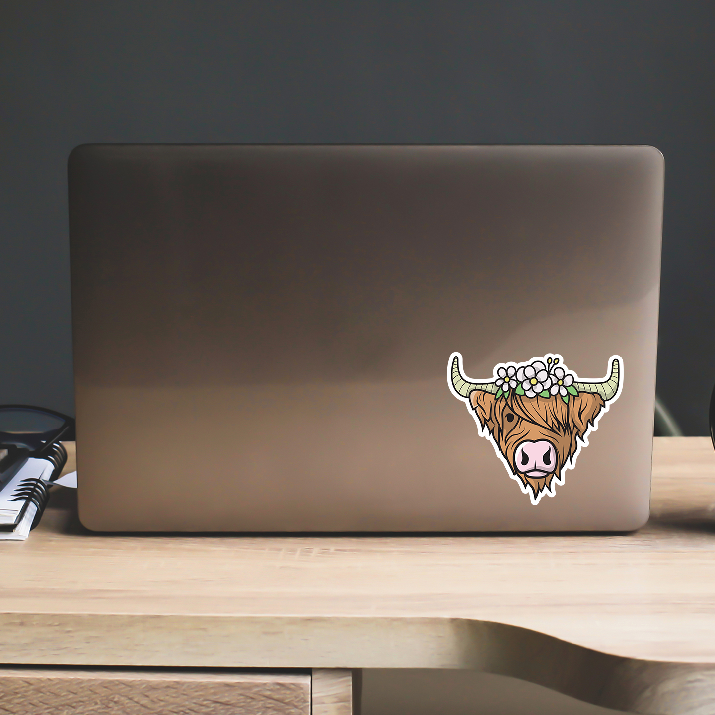 Highland Cow Stickers