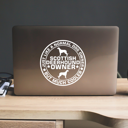 Scottish Deerhound Owner Sticker