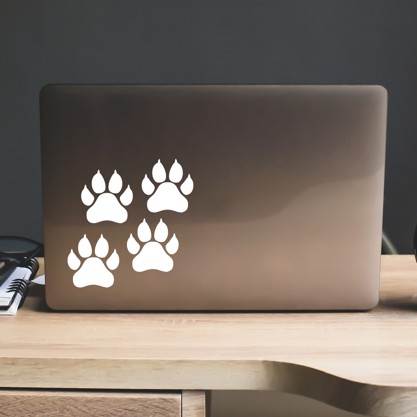 Lion Paw Print Stickers