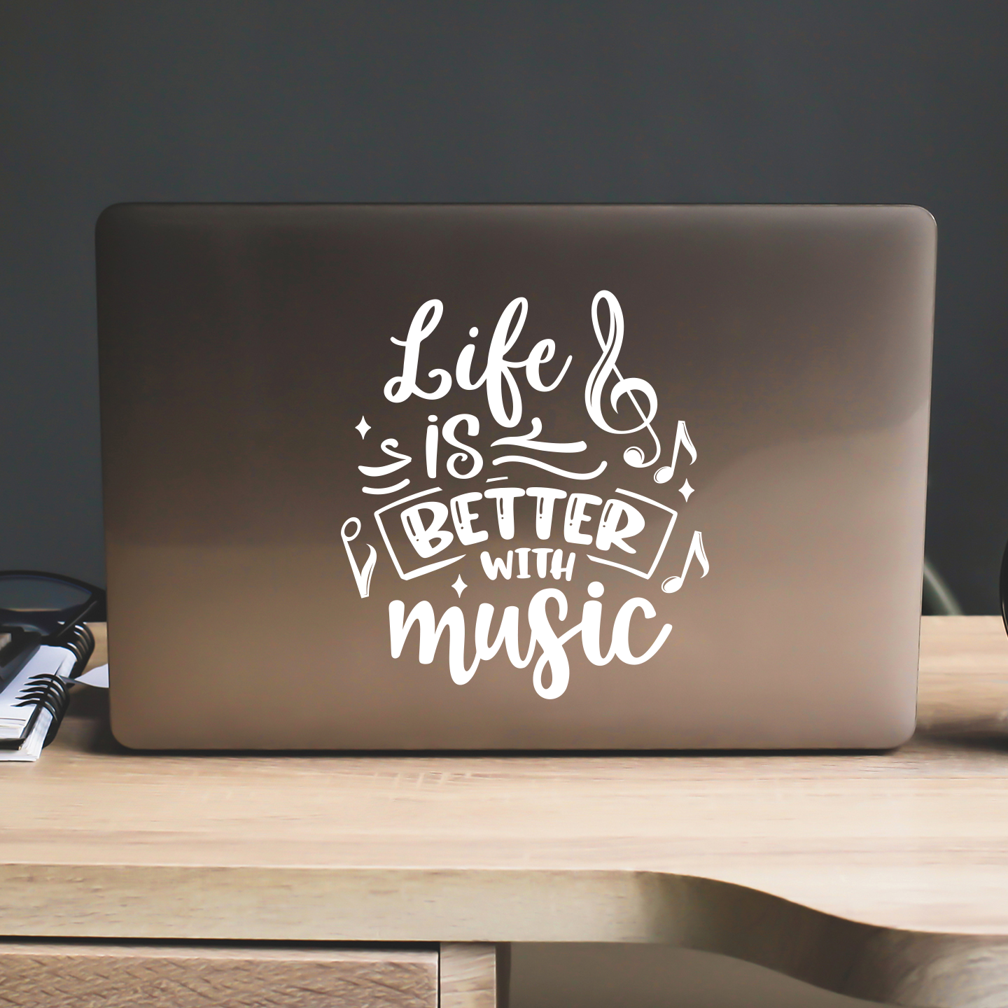 Life Is Better With Music Sticker