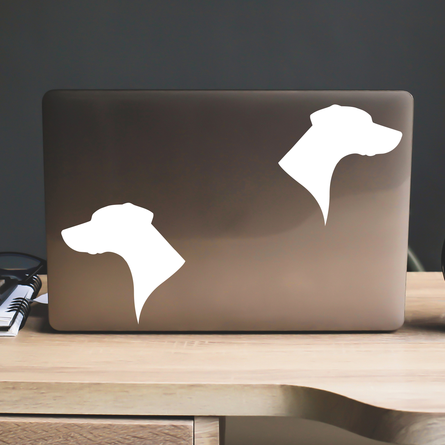 Dobermann Silhouette Stickers