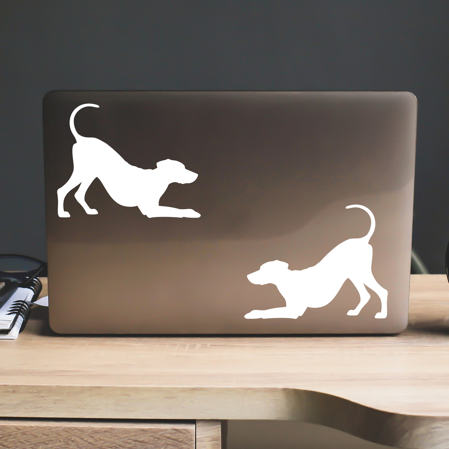 Dobermann Silhouette Stickers