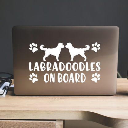 Labradoodles On Board Sticker