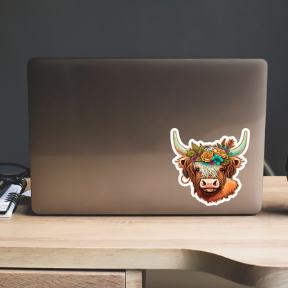 Highland Cow Stickers