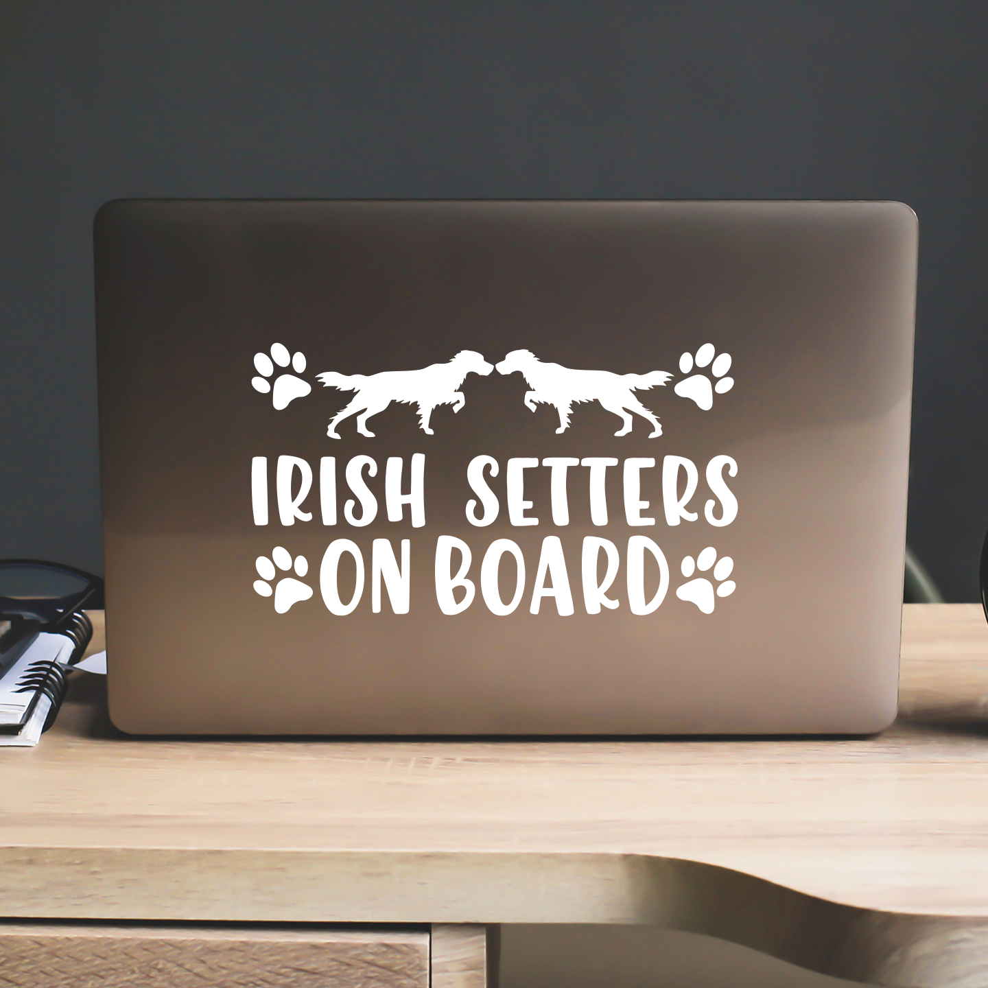 Irish Setters On Board Sticker