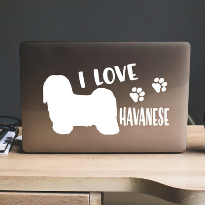 I Love Havanese Sticker