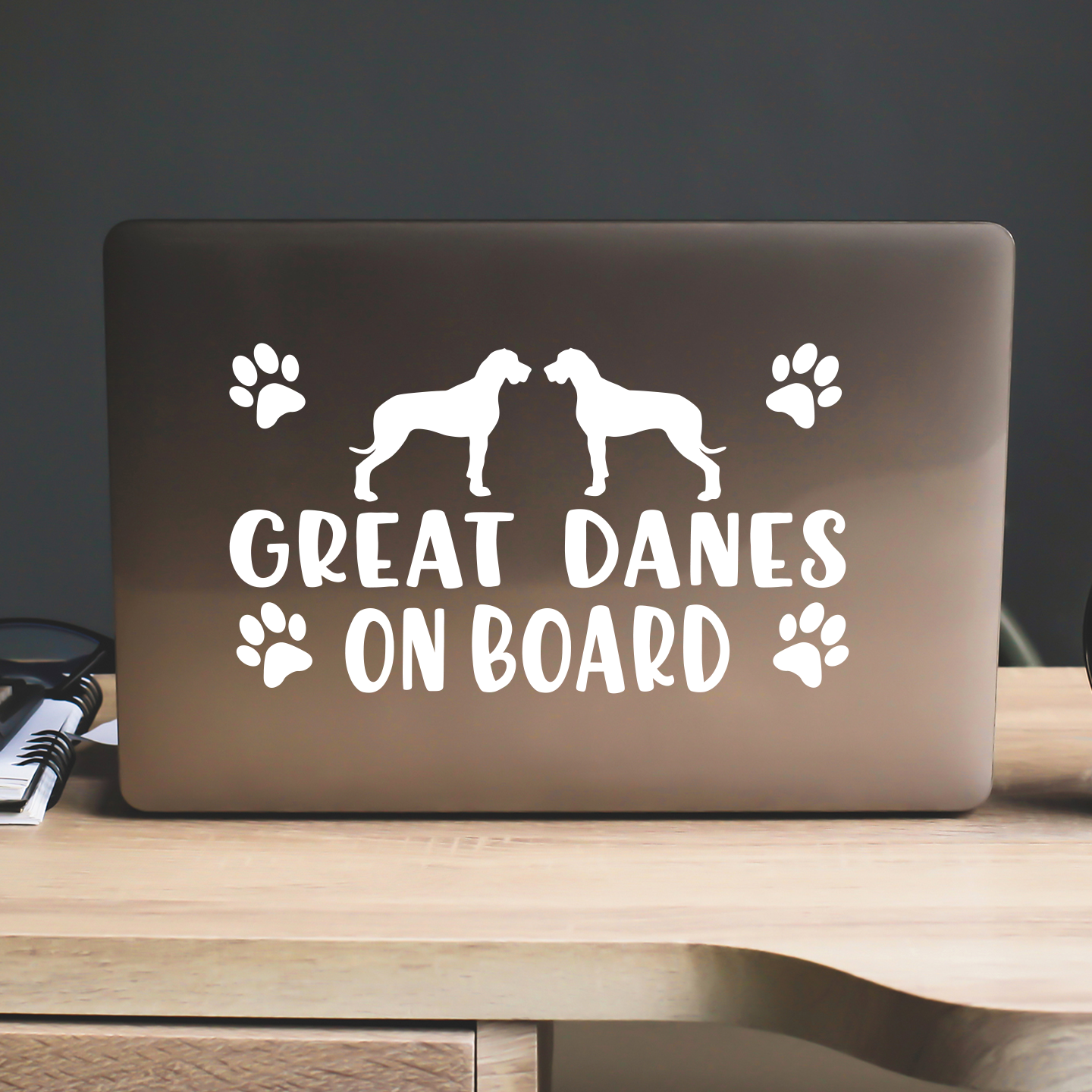 Great Danes On Board Sticker