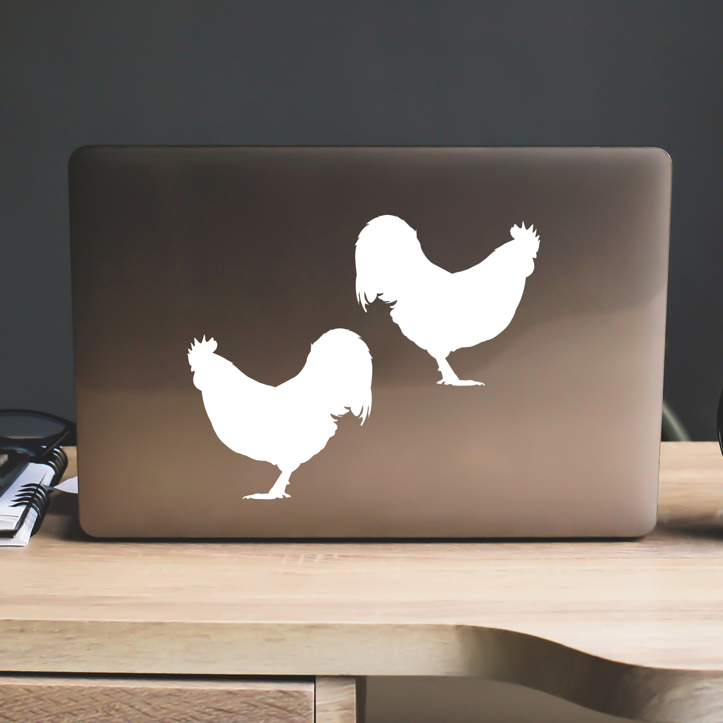 Australorp Chicken Silhouette Stickers