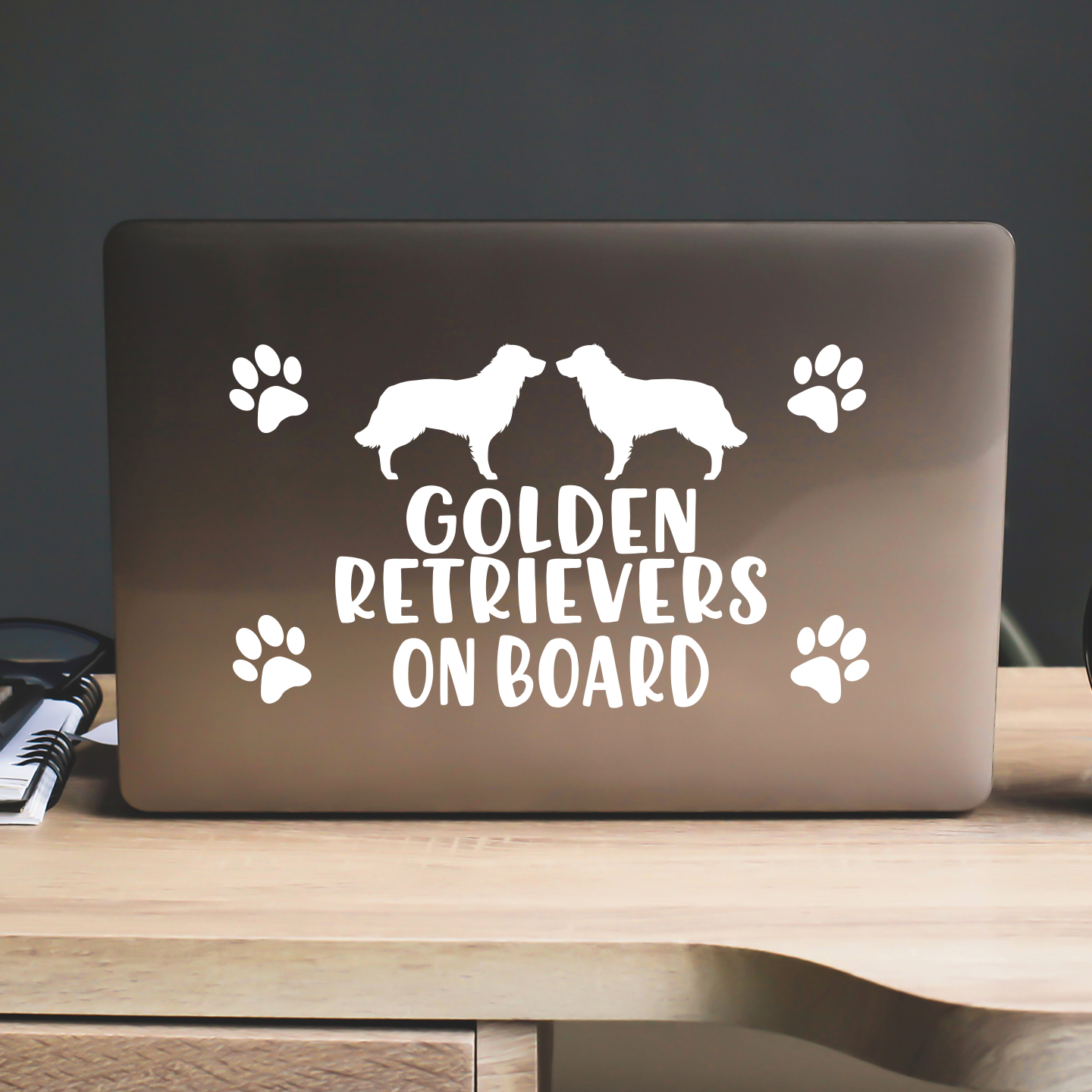 Golden Retrievers On Board Sticker