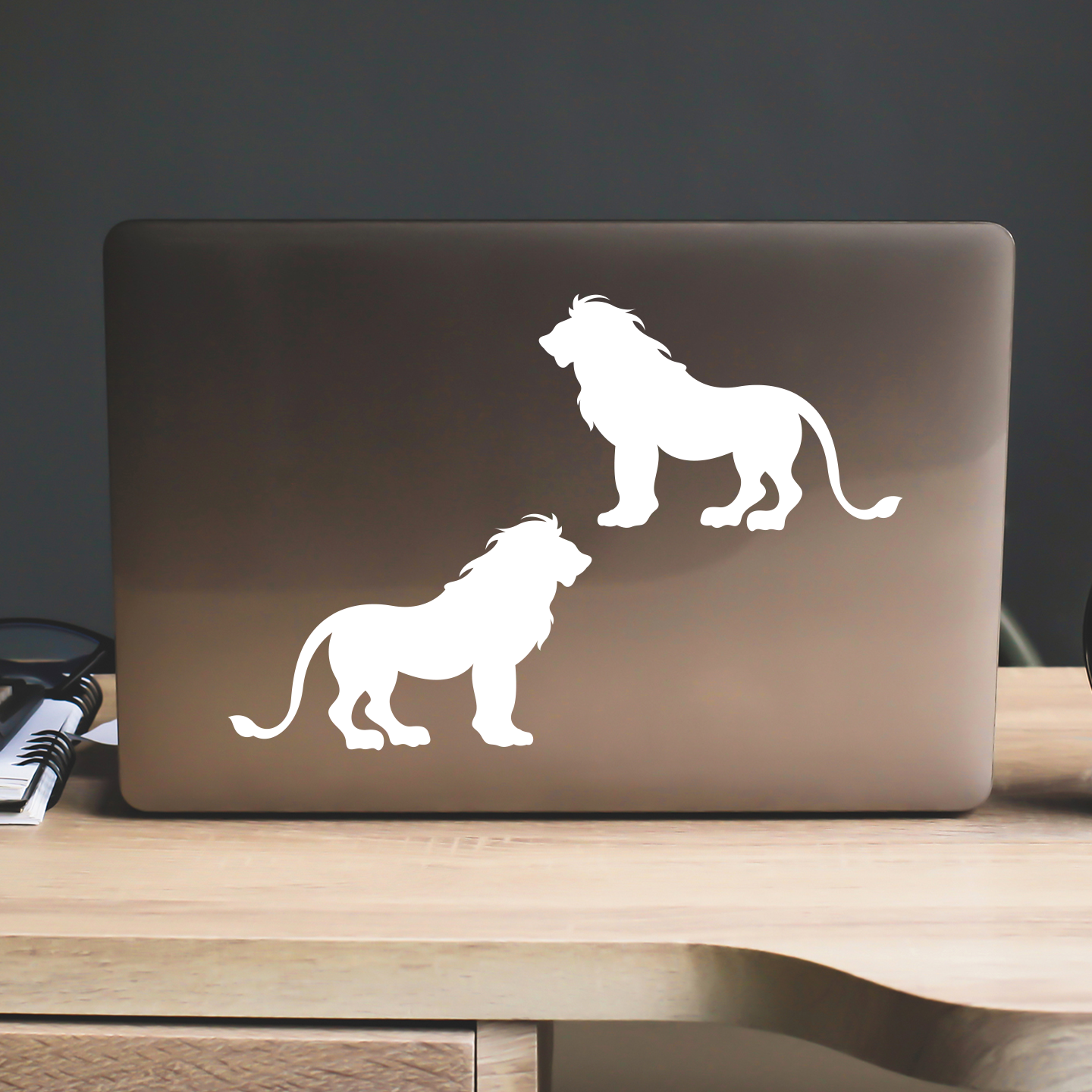 Lion Silhouette Stickers