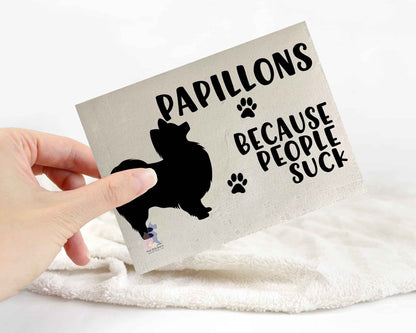 Papillons Because People Suck™ Sticker