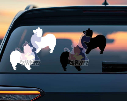 Papillon Silhouette Stickers