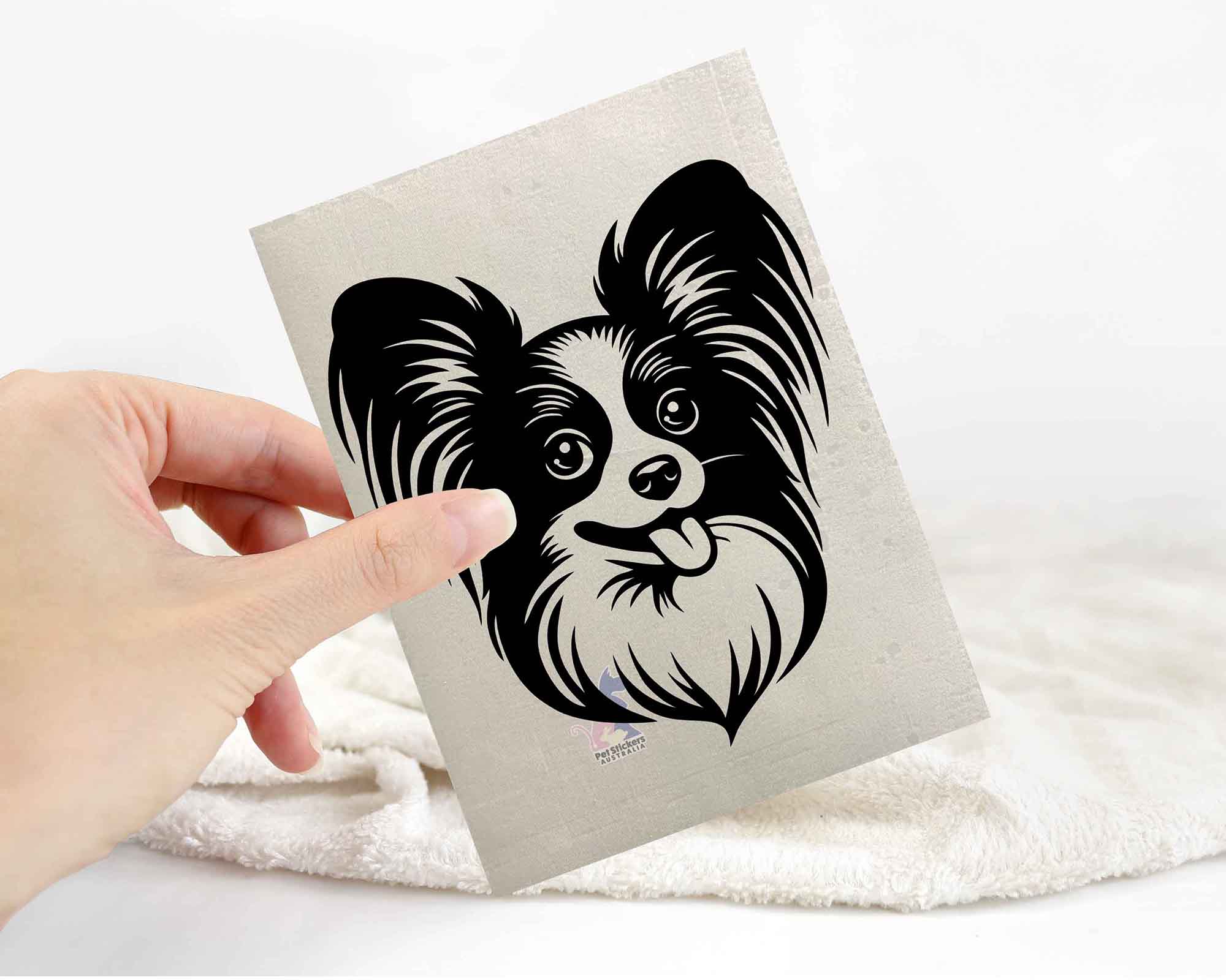 Papillon Sticker | Dog Stickers For Cars Australia – Pet Stickers Australia