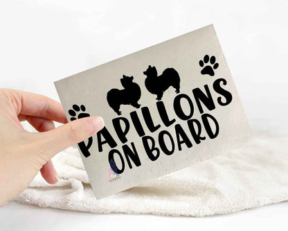 Papillons On Board Sticker