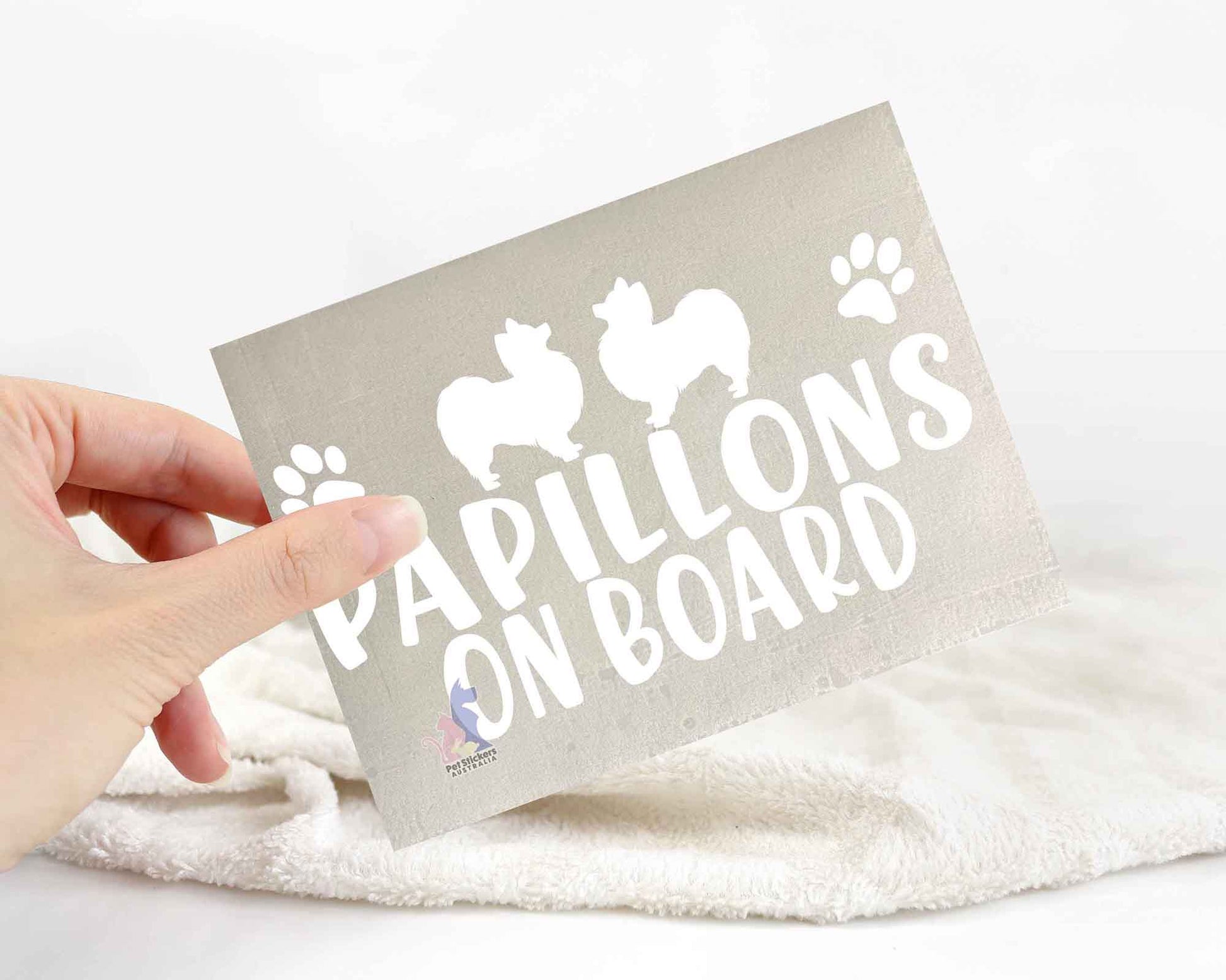 Papillons On Board Sticker