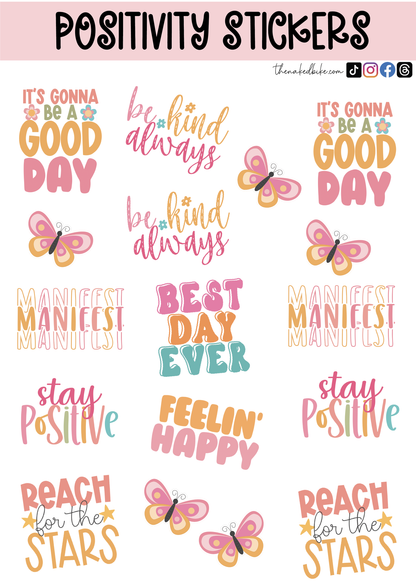 Positivity Sticker Sheet