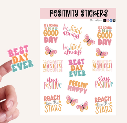 Positivity Sticker Sheet