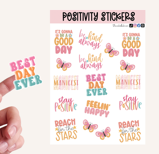 Positivity Sticker Sheet