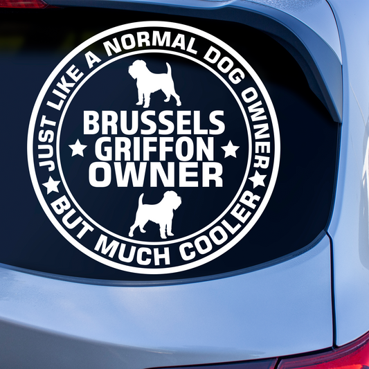 Brussels Griffon Owner Sticker