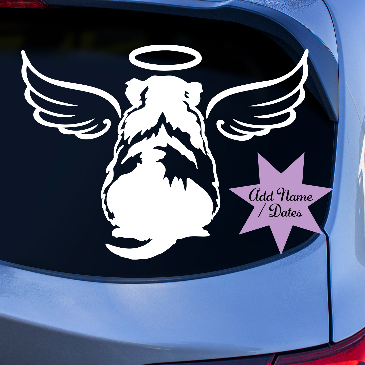 Guinea Pig Angel Wings Sticker