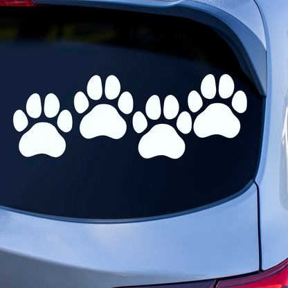 Tiger Paw Print Stickers