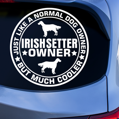 Irish Setter Owner Sticker