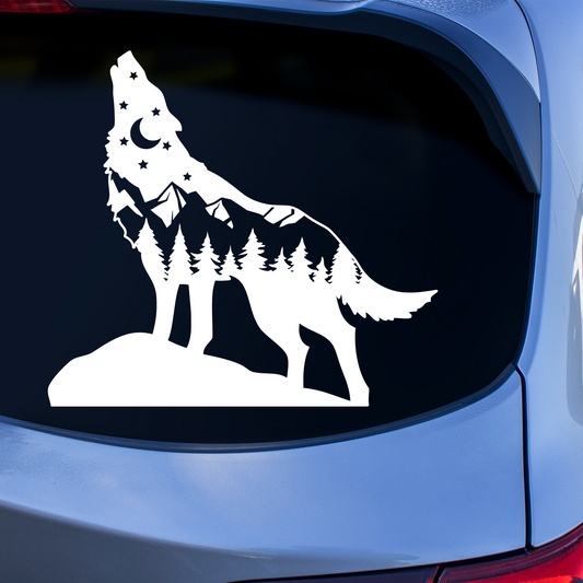 Wolf Mountain Sticker