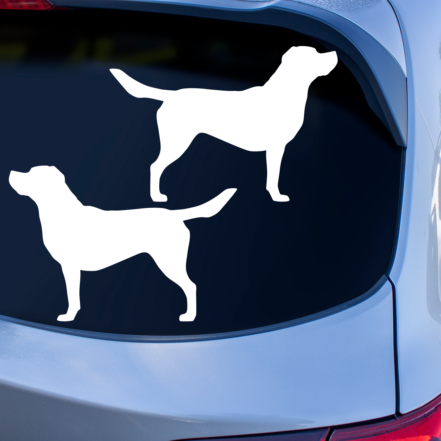 Labrador Retriever Silhouette Stickers