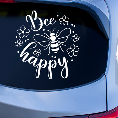 Bee Happy Sticker