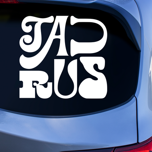 Taurus Retro Sticker