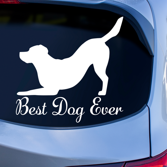 Labrador Retriever Best Dog Ever Sticker