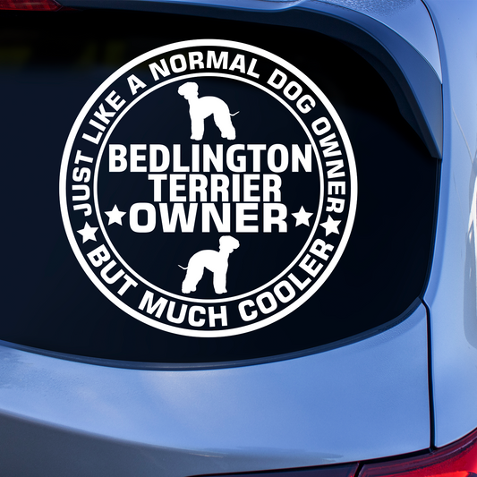 Bedlington Terrier Owner Sticker