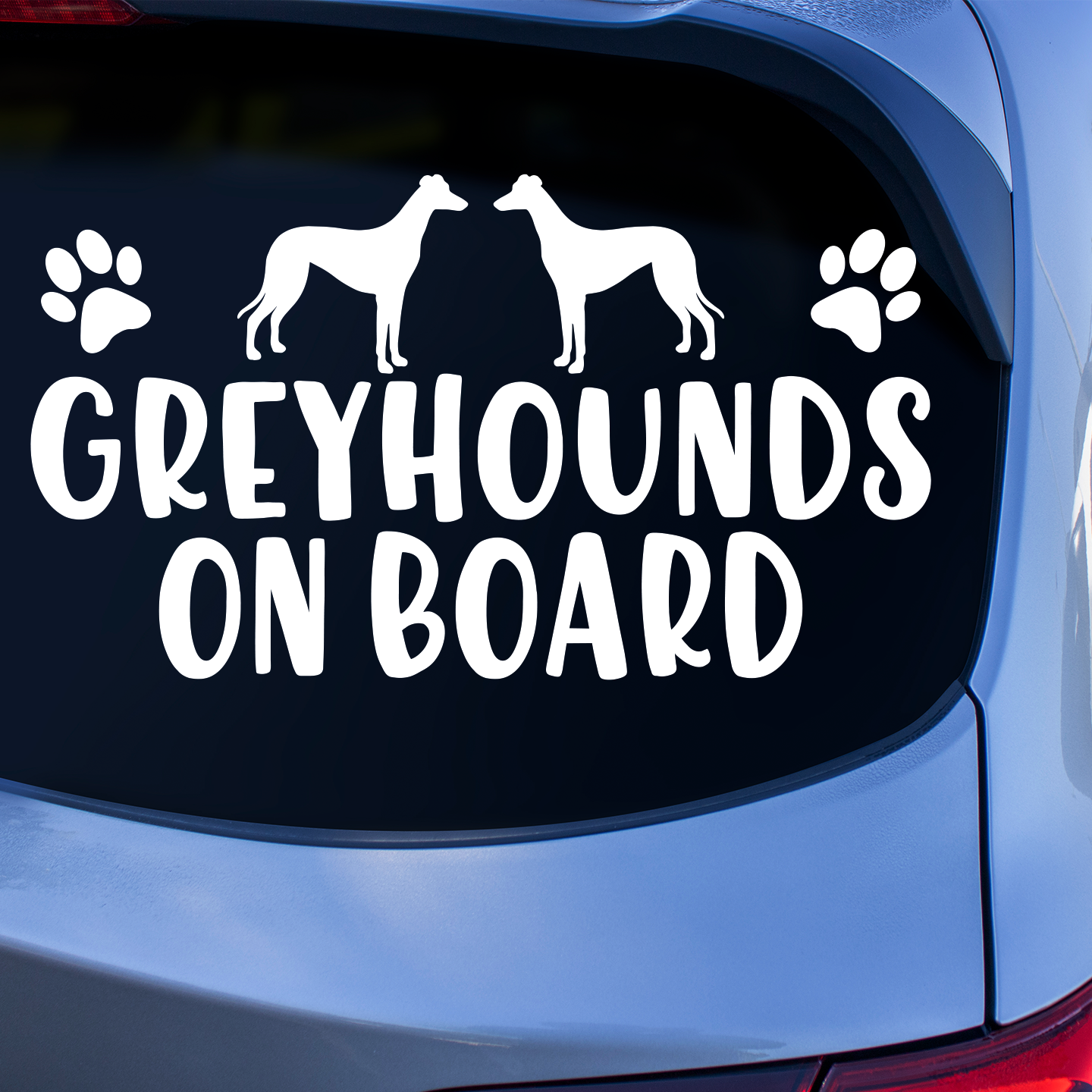 Greyhounds On Board Sticker