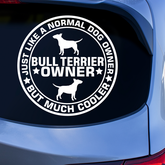 Bull Terrier Owner Sticker