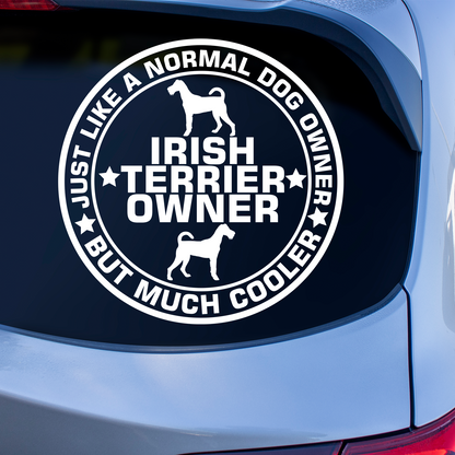 Irish Terrier Owner Sticker