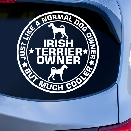 Irish Terrier Owner Sticker