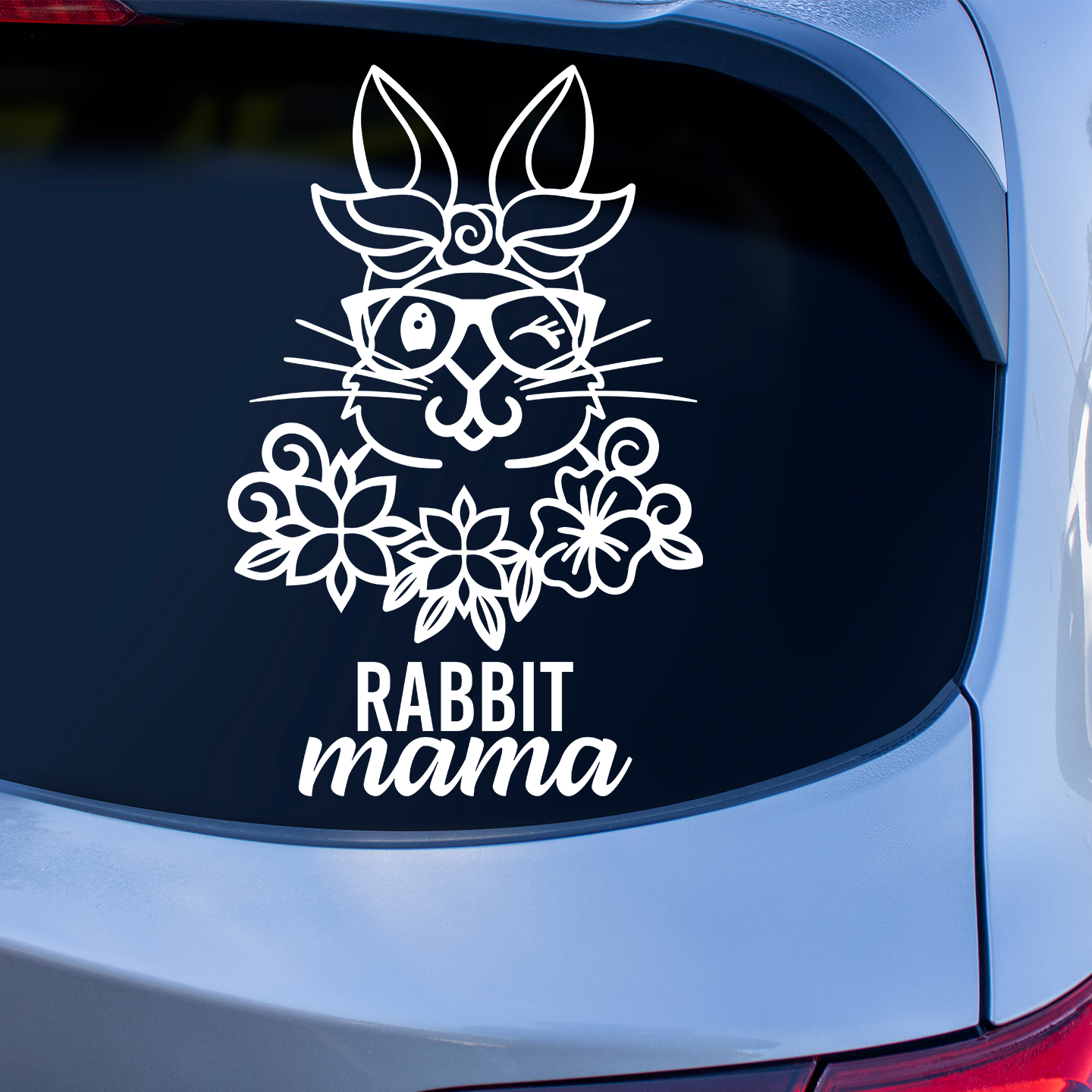 Rabbit Mama Sticker | Bunny Lover Gifts Australia – Pet Stickers Australia