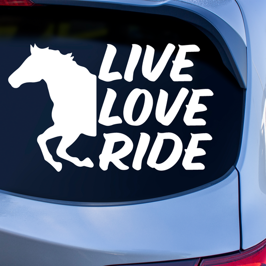 Live Love Ride Sticker