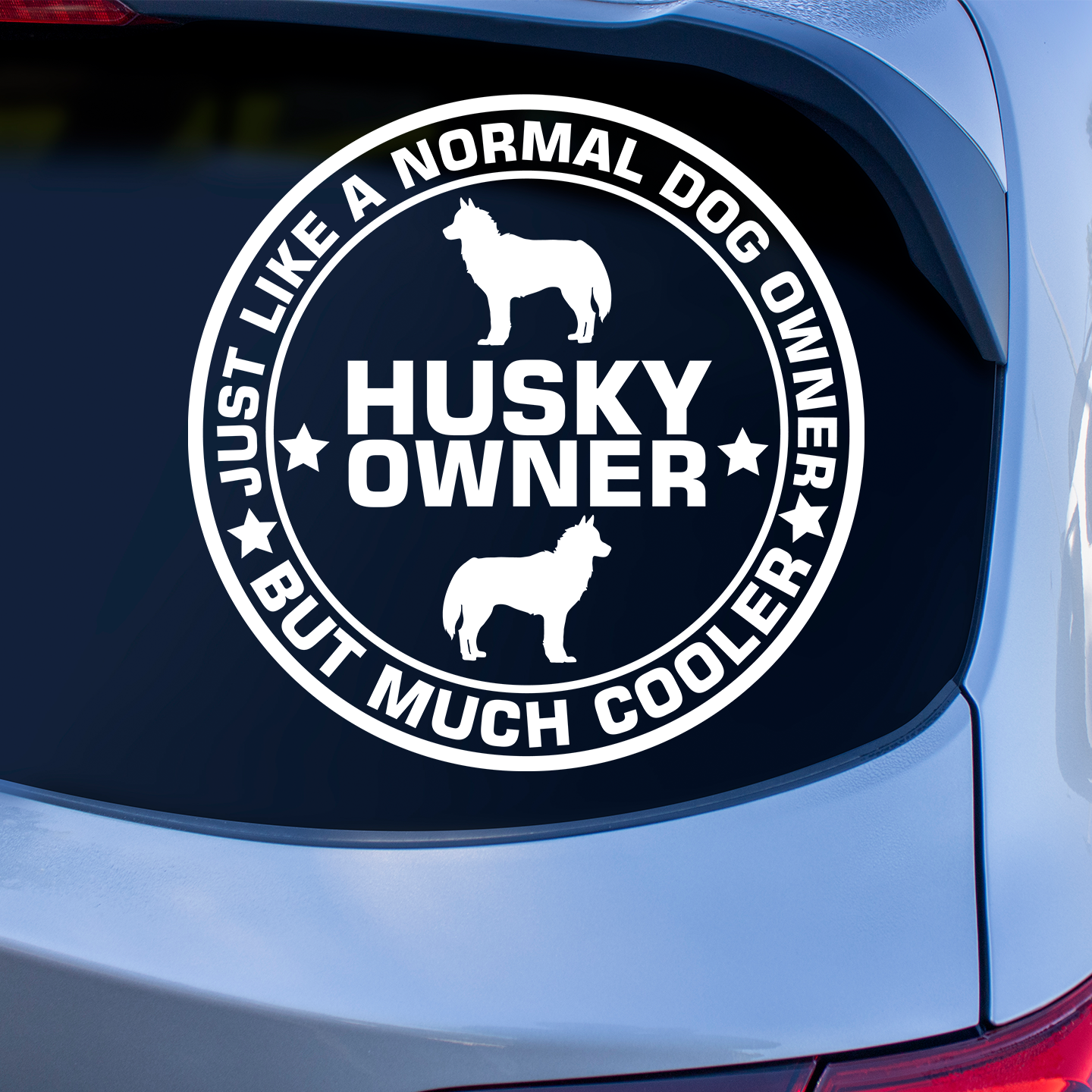 Husky Owner Sticker