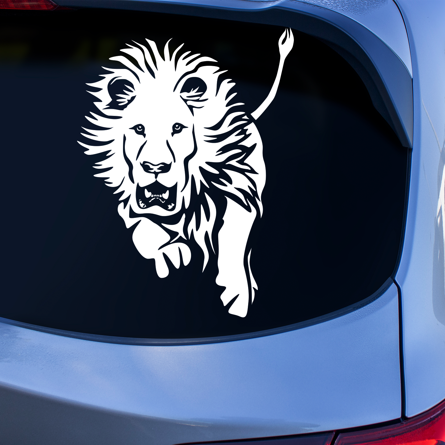 Jumping Lion Sticker