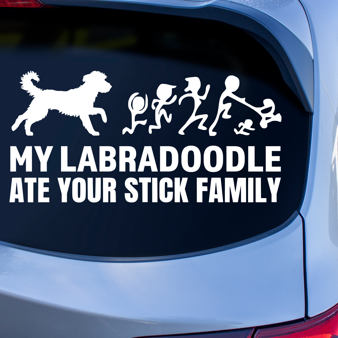 Labradoodle Sticker | Dog Stickers For Cars Australia – Pet Stickers ...