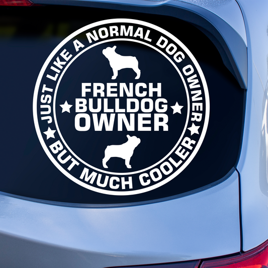 French Bulldog Owner Sticker